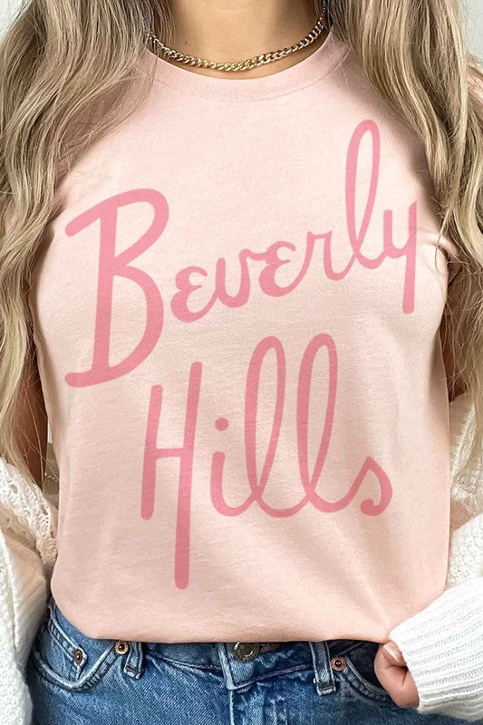 BEVERLY HILLS GRAPHIC TEE - lolaluxeshop