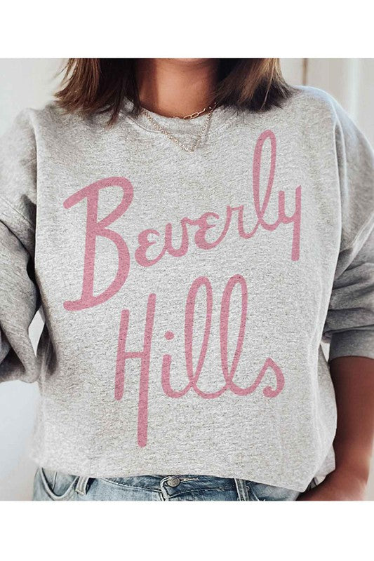 BEVERLY HILLS GRAPHIC SWEATSHIRT - lolaluxeshop