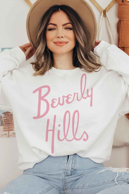 BEVERLY HILLS GRAPHIC SWEATSHIRT - lolaluxeshop