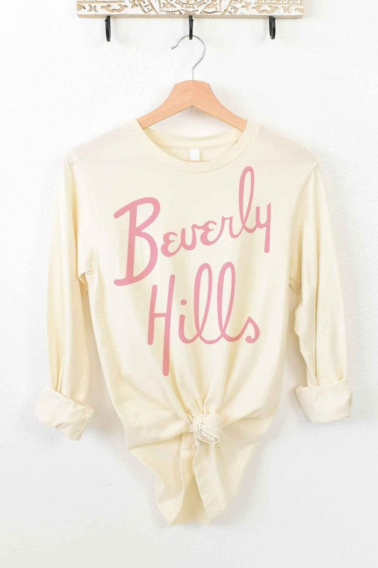 BEVERLY HILLS LONG SLEEVE TEE - lolaluxeshop