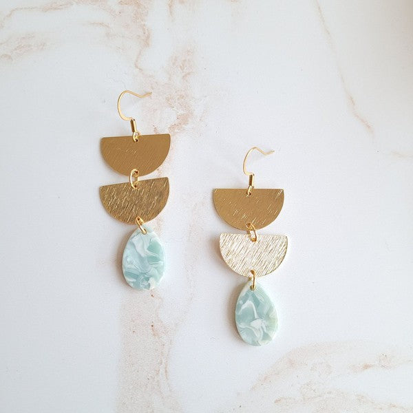 Aria Earrings - Aquamarine - lolaluxeshop