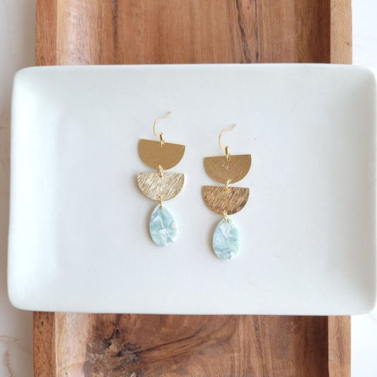 Aria Earrings - Aquamarine - lolaluxeshop