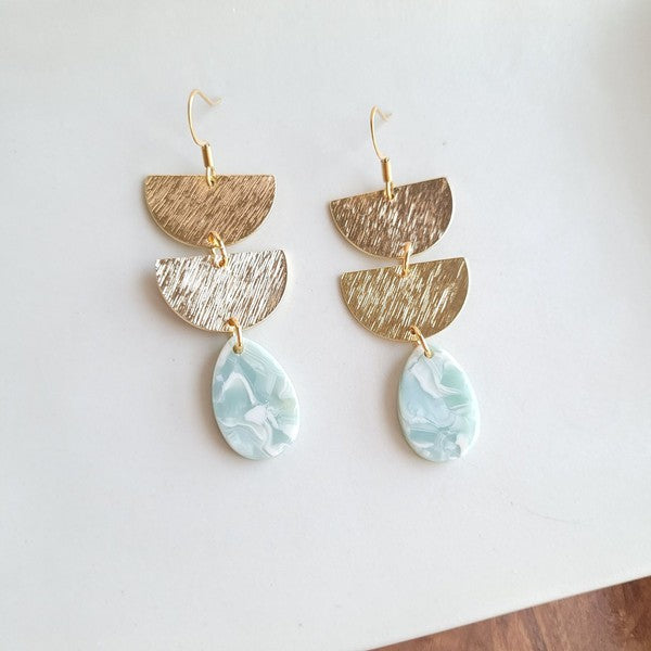 Aria Earrings - Aquamarine - lolaluxeshop