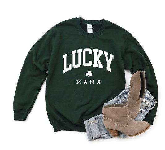 Lucky Mama Graphic Sweatshirt - lolaluxeshop