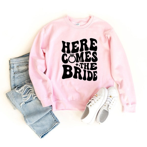 Here Comes The Bride Graphic Sweatshirt - lolaluxeshop