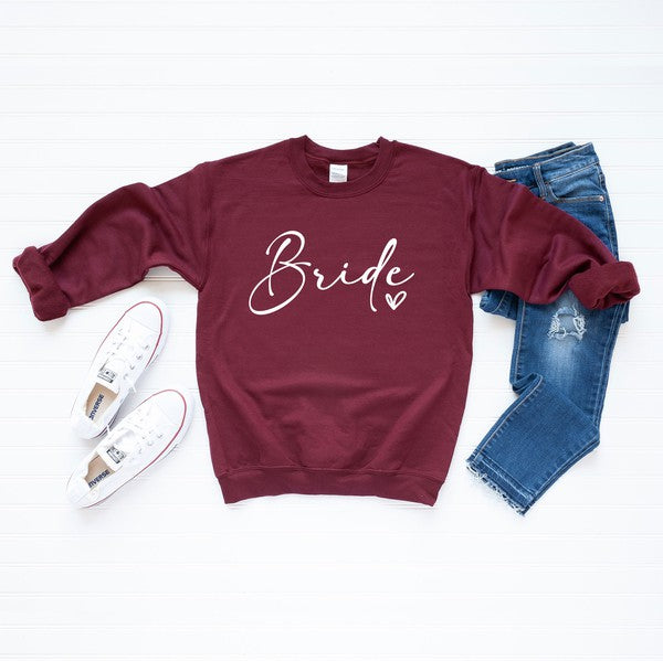 Bride Script Graphic Sweatshirt - lolaluxeshop