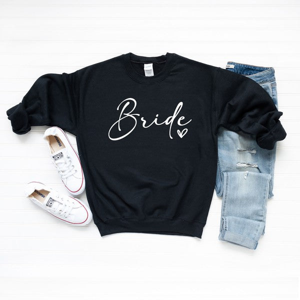 Bride Script Graphic Sweatshirt - lolaluxeshop