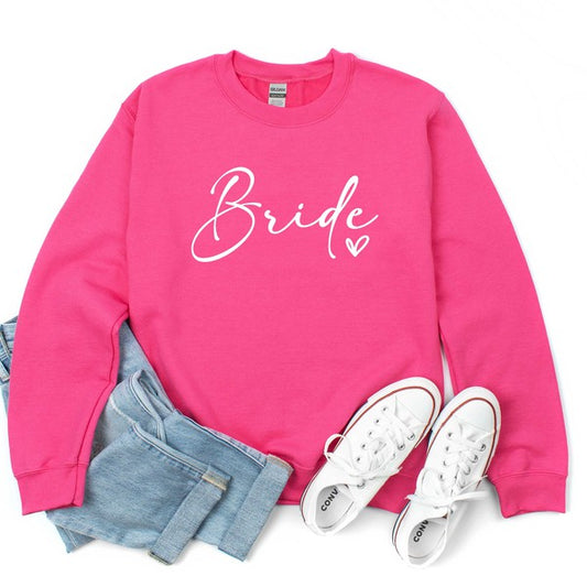 Bride Script Graphic Sweatshirt - lolaluxeshop