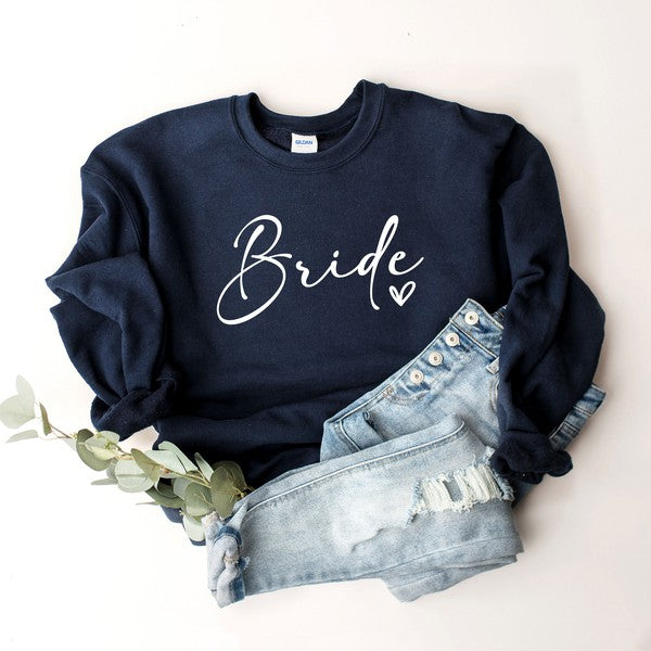 Bride Script Graphic Sweatshirt - lolaluxeshop