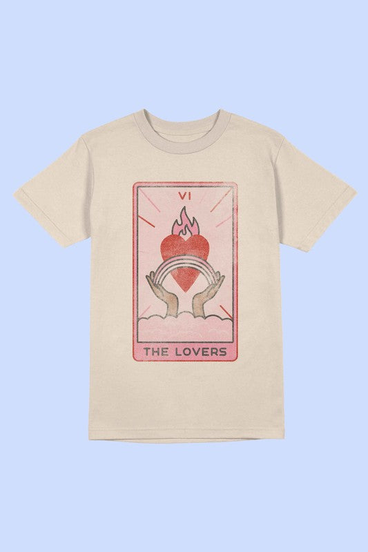 THE LOVERS TARROT GRAPHIC TEE - lolaluxeshop