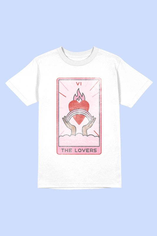 THE LOVERS TARROT GRAPHIC TEE - lolaluxeshop