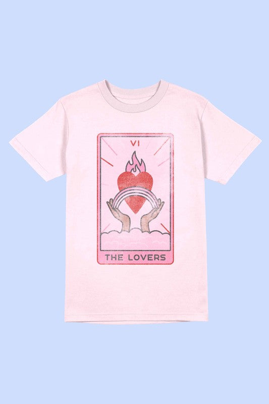 THE LOVERS TARROT GRAPHIC TEE - lolaluxeshop