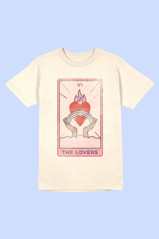 THE LOVERS TARROT GRAPHIC TEE - lolaluxeshop