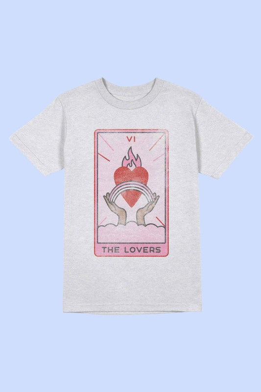 THE LOVERS TARROT GRAPHIC TEE - lolaluxeshop