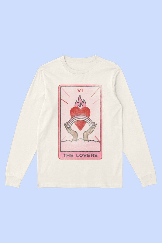 THE LOVERS TARROT LONG SLEEVE TEE - lolaluxeshop