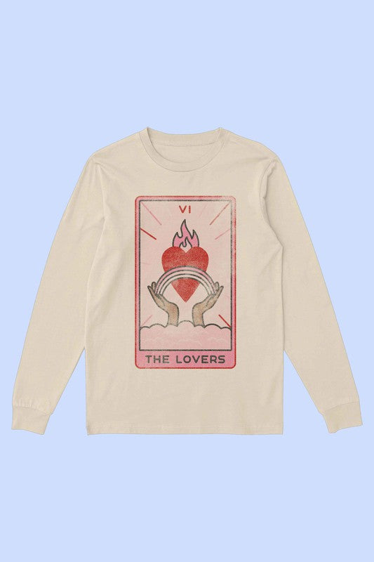 THE LOVERS TARROT LONG SLEEVE TEE - lolaluxeshop