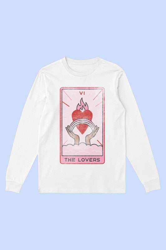 THE LOVERS TARROT LONG SLEEVE TEE - lolaluxeshop