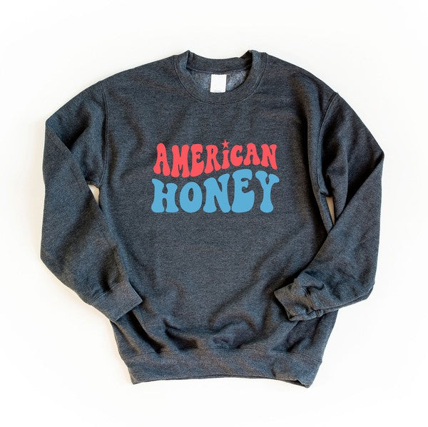 American Honey Graphic Sweatshirt - lolaluxeshop