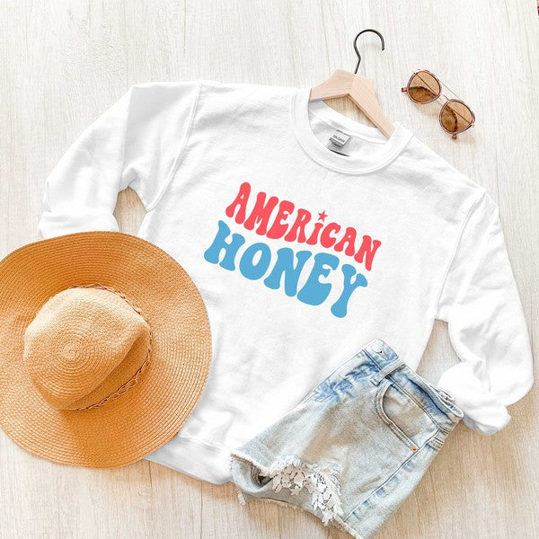 American Honey Graphic Sweatshirt - lolaluxeshop