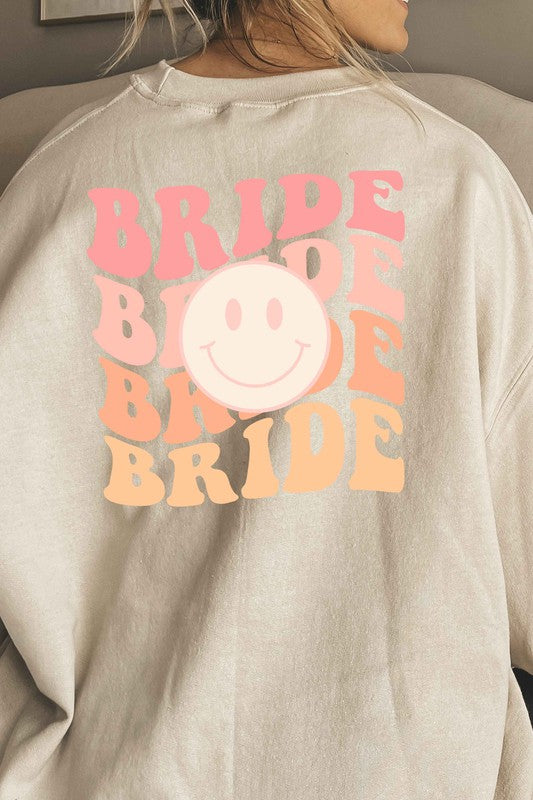 PLUS SIZE F/B POCKET BRIDE GRAPHIC SWEATSHIRT - lolaluxeshop