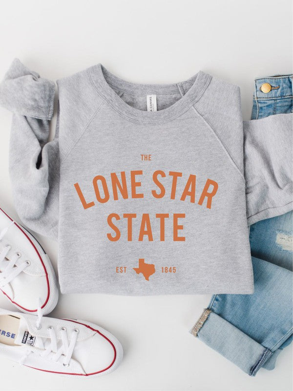 The Lone Star State Texas Crewneck Sweatshirt - lolaluxeshop