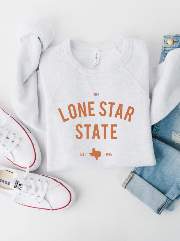 The Lone Star State Texas Crewneck Sweatshirt - lolaluxeshop