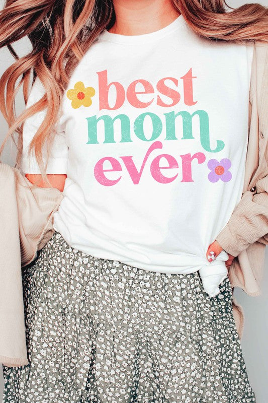 BEST MOM EVER GRAPHIC TEE - lolaluxeshop