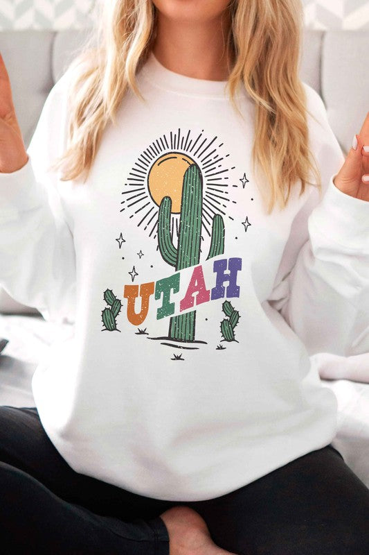 UTAH GRAPHIC SWEATSHIRT - lolaluxeshop