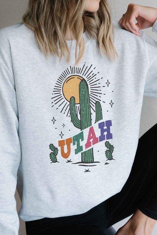 UTAH GRAPHIC SWEATSHIRT - lolaluxeshop