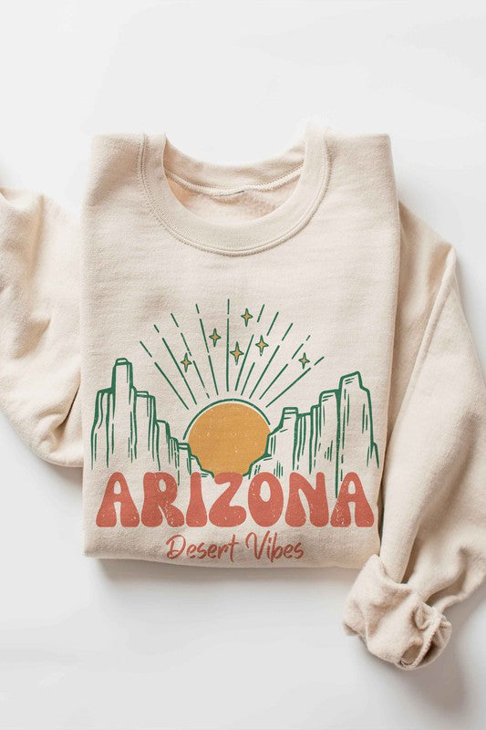 ARIZONA DESERT VIBES GRAPHIC SWEATSHIRT - lolaluxeshop