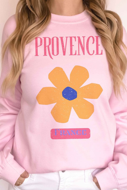 PROVENCE FRANCE GRAPHIC SWEATSHIRT - lolaluxeshop