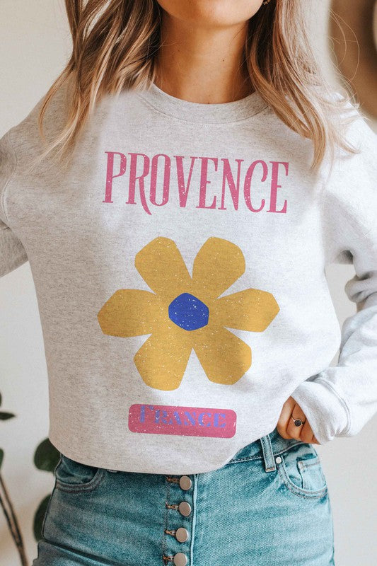 PROVENCE FRANCE GRAPHIC SWEATSHIRT - lolaluxeshop