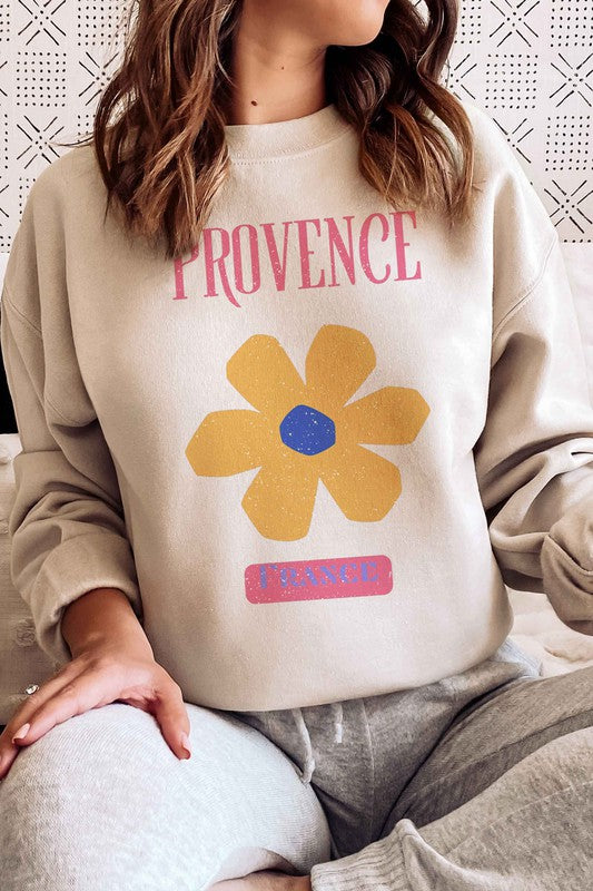 PROVENCE FRANCE GRAPHIC SWEATSHIRT - lolaluxeshop