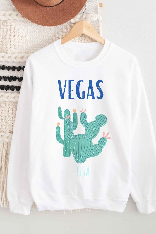 VEGAS USA GRAPHIC SWEATSHIRT - lolaluxeshop