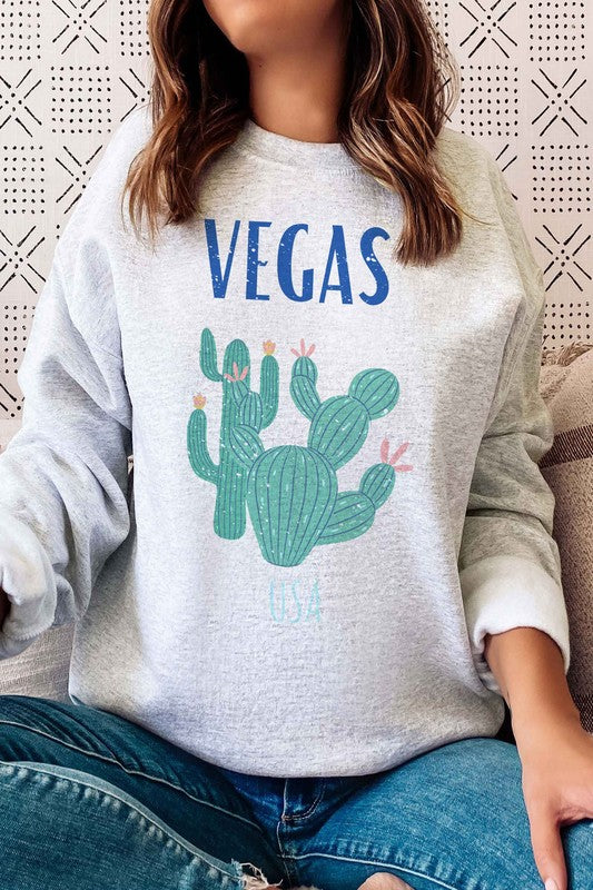 VEGAS USA GRAPHIC SWEATSHIRT - lolaluxeshop