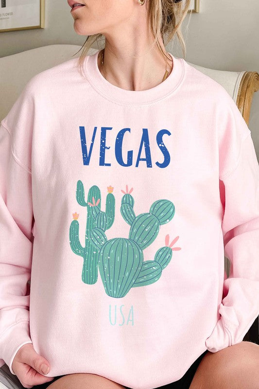 VEGAS USA GRAPHIC SWEATSHIRT - lolaluxeshop