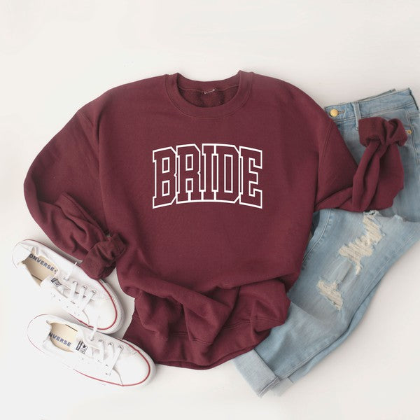 Varsity Bride Graphic Sweatshirt - lolaluxeshop