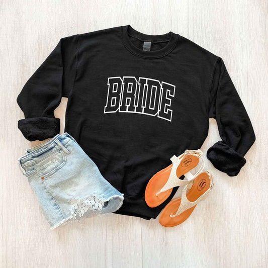 Varsity Bride Graphic Sweatshirt - lolaluxeshop