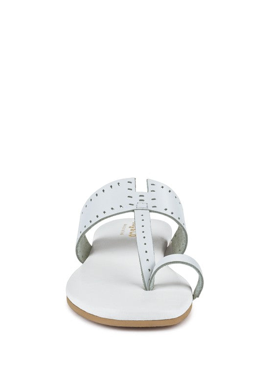 MILA Toe Ring Thong Slip Ons - lolaluxeshop