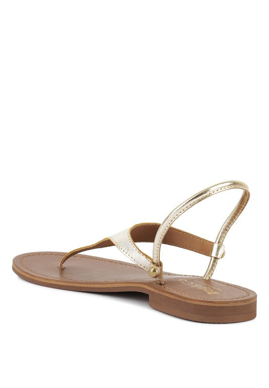 MADELINE Flat Thong Sandals - lolaluxeshop