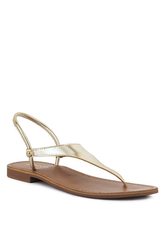 MADELINE Flat Thong Sandals - lolaluxeshop