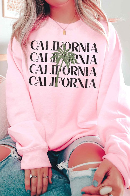 CALIFORNIA GRAPHIC SWEATSHIRT - lolaluxeshop