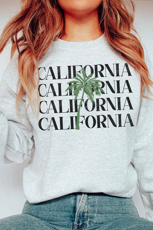 CALIFORNIA GRAPHIC SWEATSHIRT - lolaluxeshop