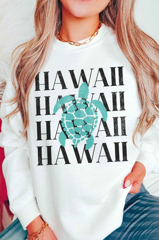 HAWAII GRAPHIC SWEATSHIRT - lolaluxeshop