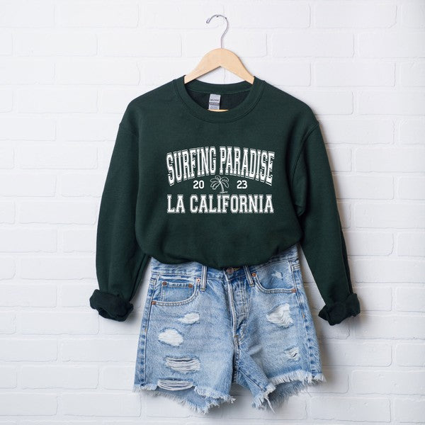 Surfing Paradise LA Graphic Sweatshirt