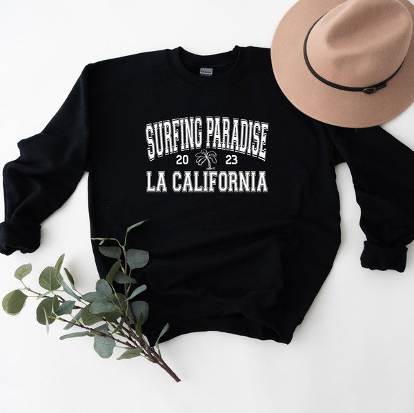 Surfing Paradise LA Graphic Sweatshirt