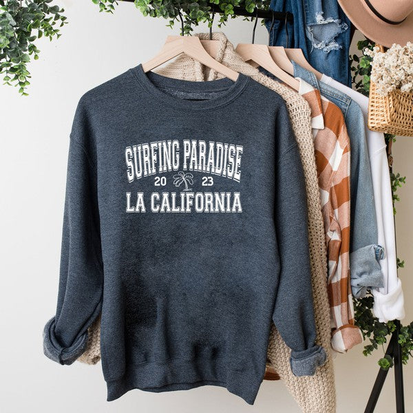 Surfing Paradise LA Graphic Sweatshirt