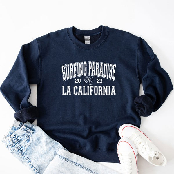 Surfing Paradise LA Graphic Sweatshirt