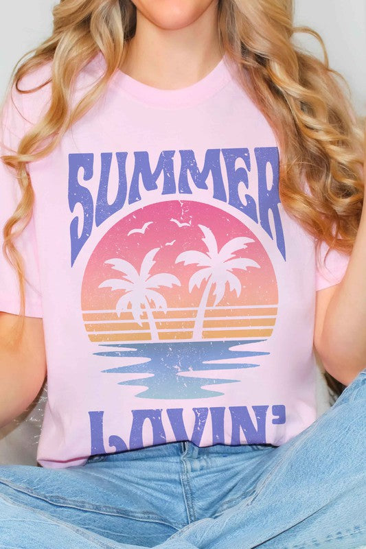 SUMMER LOVIN' GRAPHIC T-SHIRT - lolaluxeshop