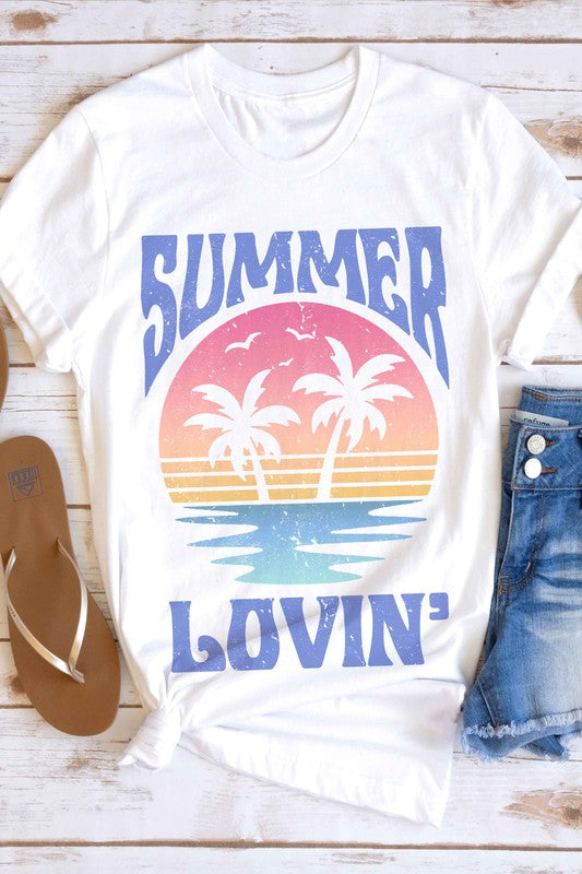 SUMMER LOVIN' GRAPHIC T-SHIRT - lolaluxeshop